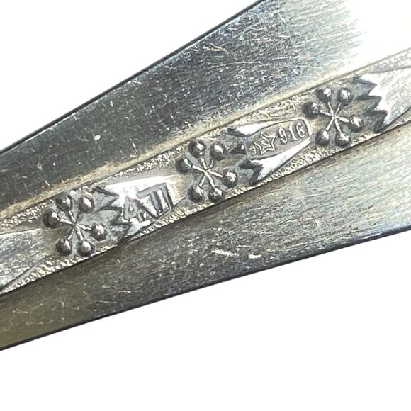 Vintage Russian Soviet USSR 916 Silver Dessert Forks Spoon 3pc Set with Gift Box - Picture 9 of 13